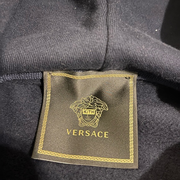 Versace x Kith Medisa Hoodie Navy XL - Picture 4 of 10